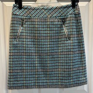 Talbots Houndstooth Skirt 2P